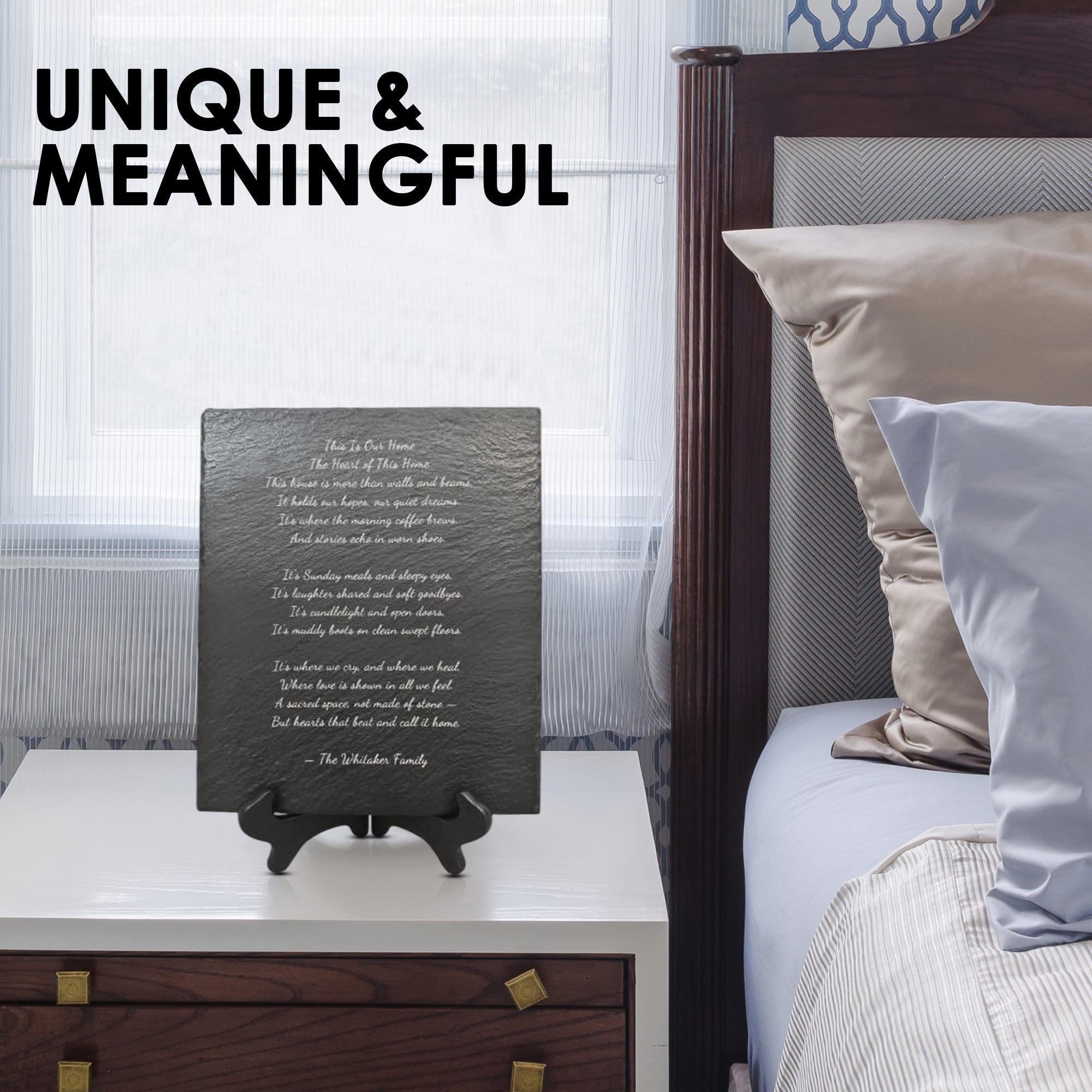 Personalized Engraved Slate Plaque