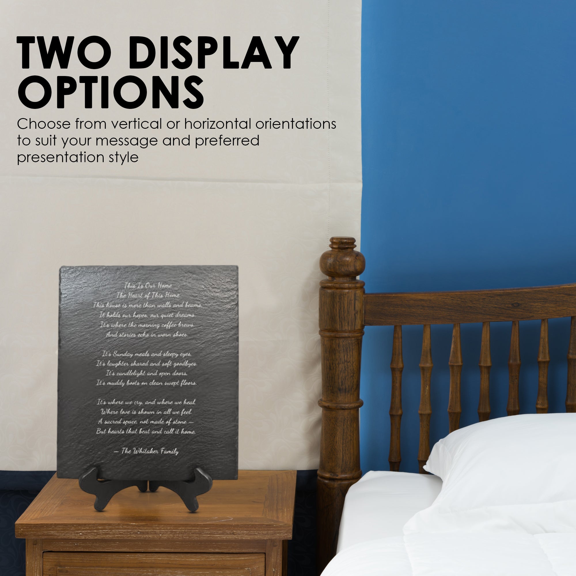 Personalized Engraved Slate Plaque