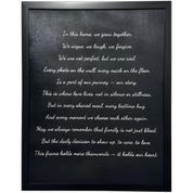 Personalized Engraved Canvas Art