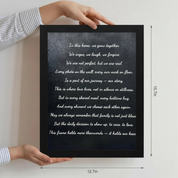 Personalized Engraved Canvas Art