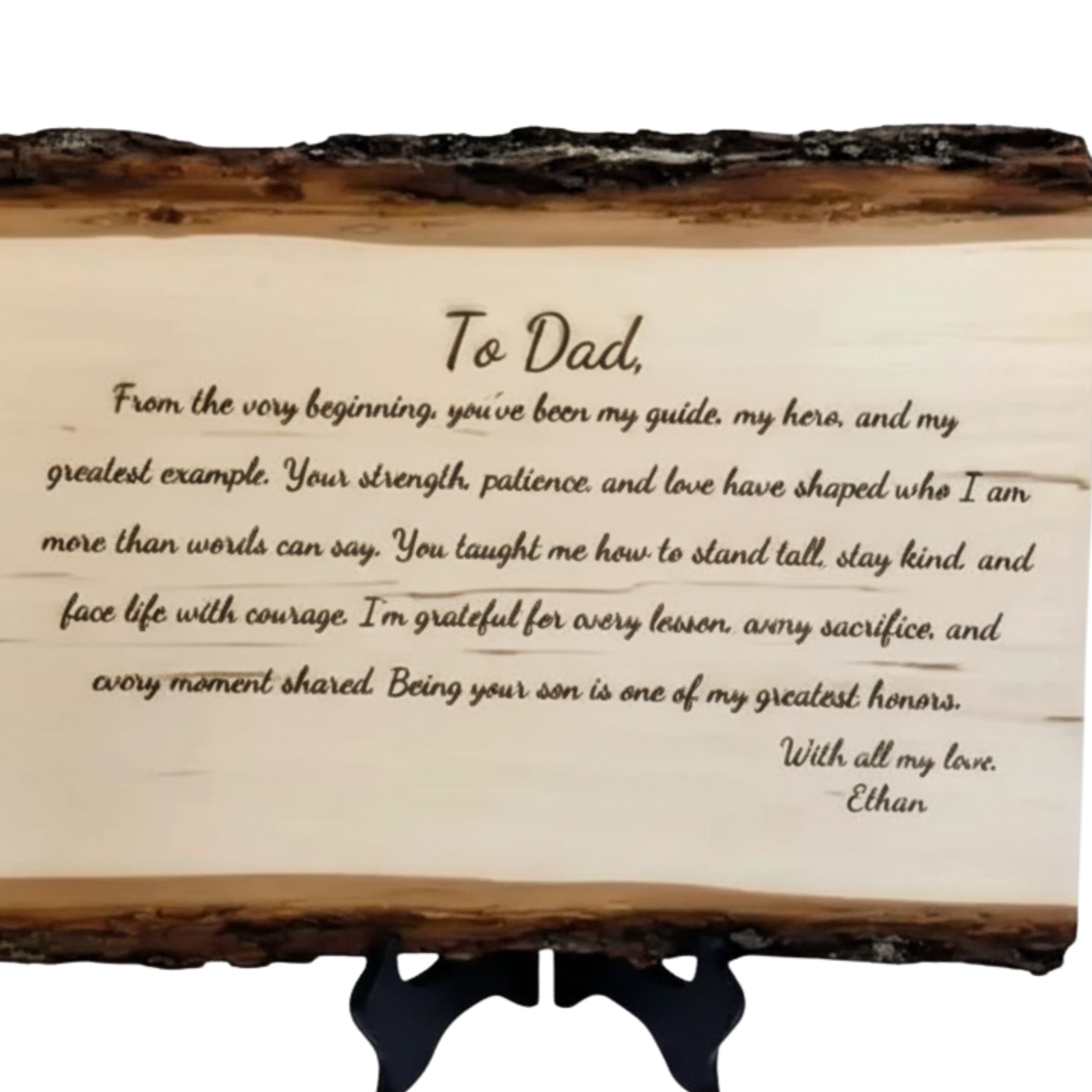 Custom Wood Engraving Plaque