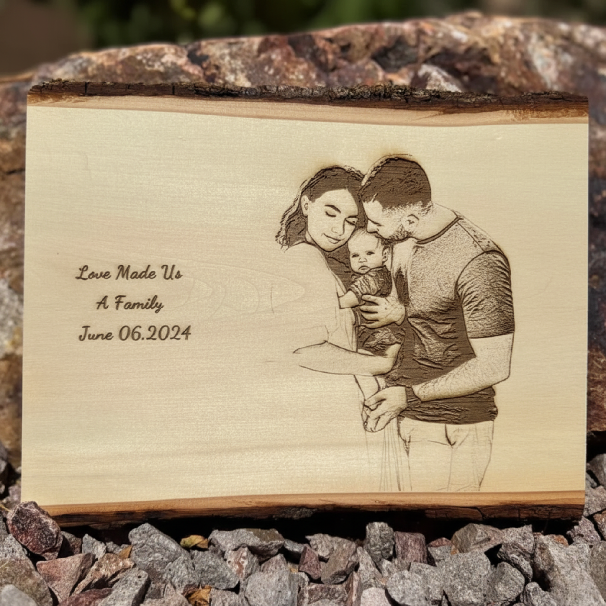 Custom Engraved Wood Plaque